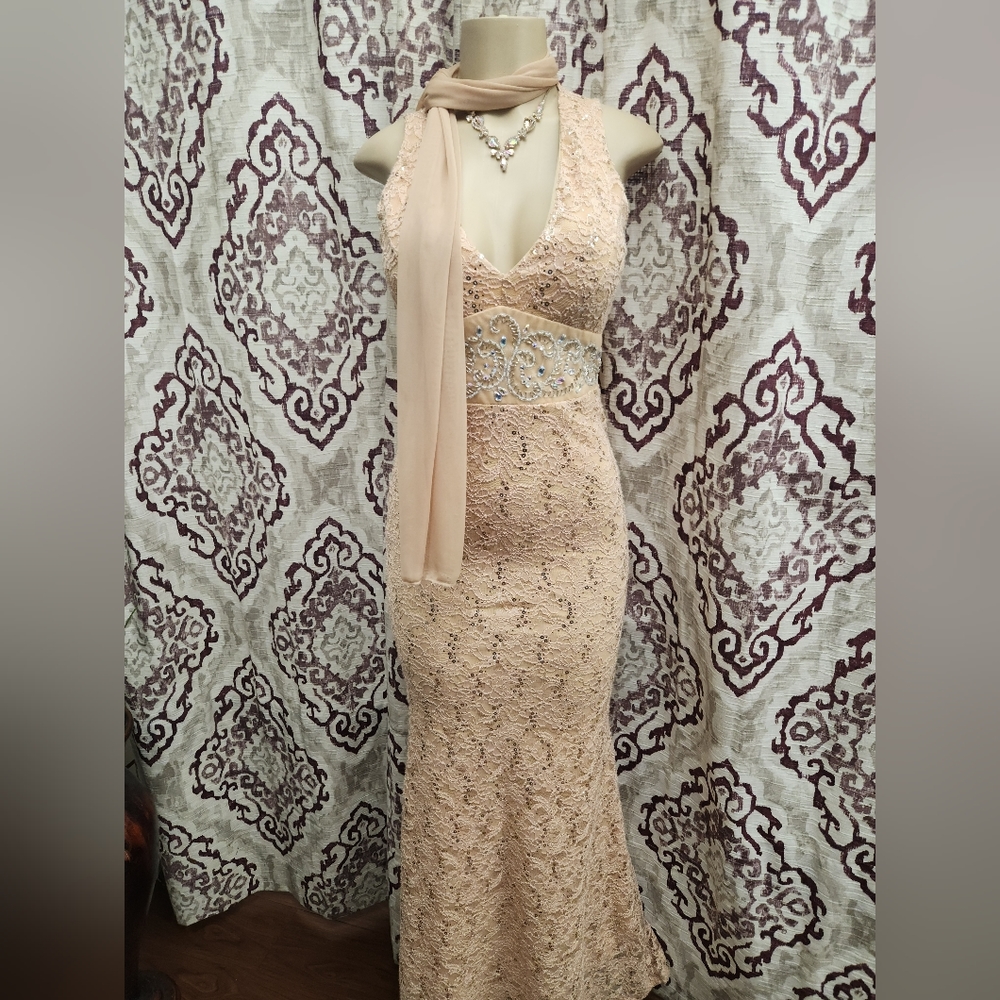 La scala long gown